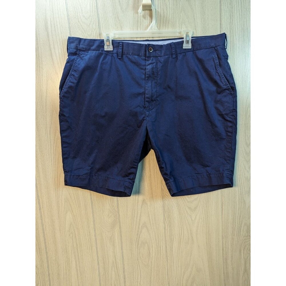 Ralph Lauren Polo Shorts Mens 42 Blue Classic Stretch Fit Chino Golf Casual